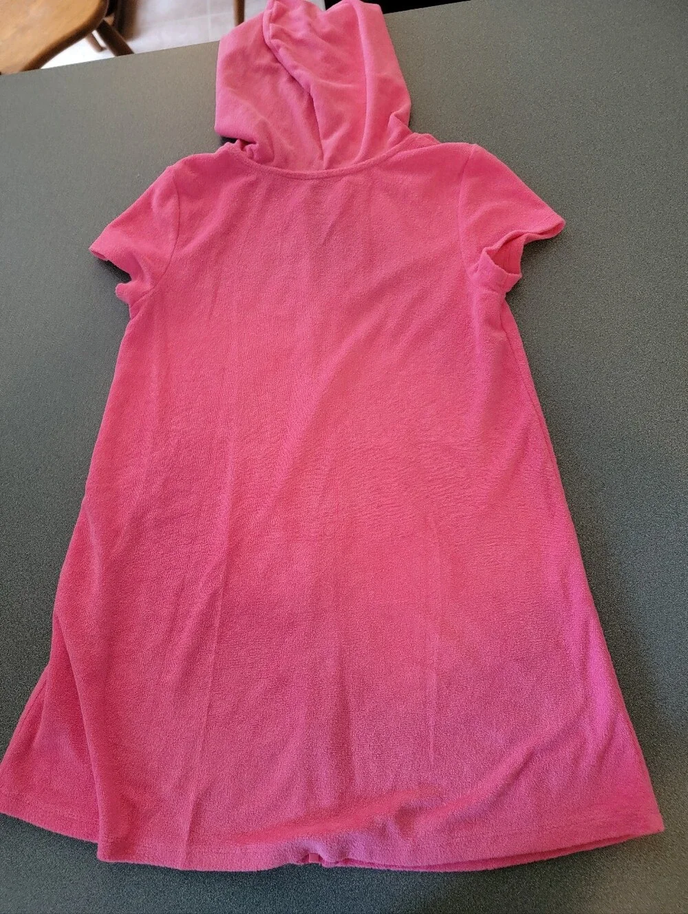 SO Tie Dye One Piece Swimsuit + Wonder Nation Pink Hooded Cover Up Size 10/12